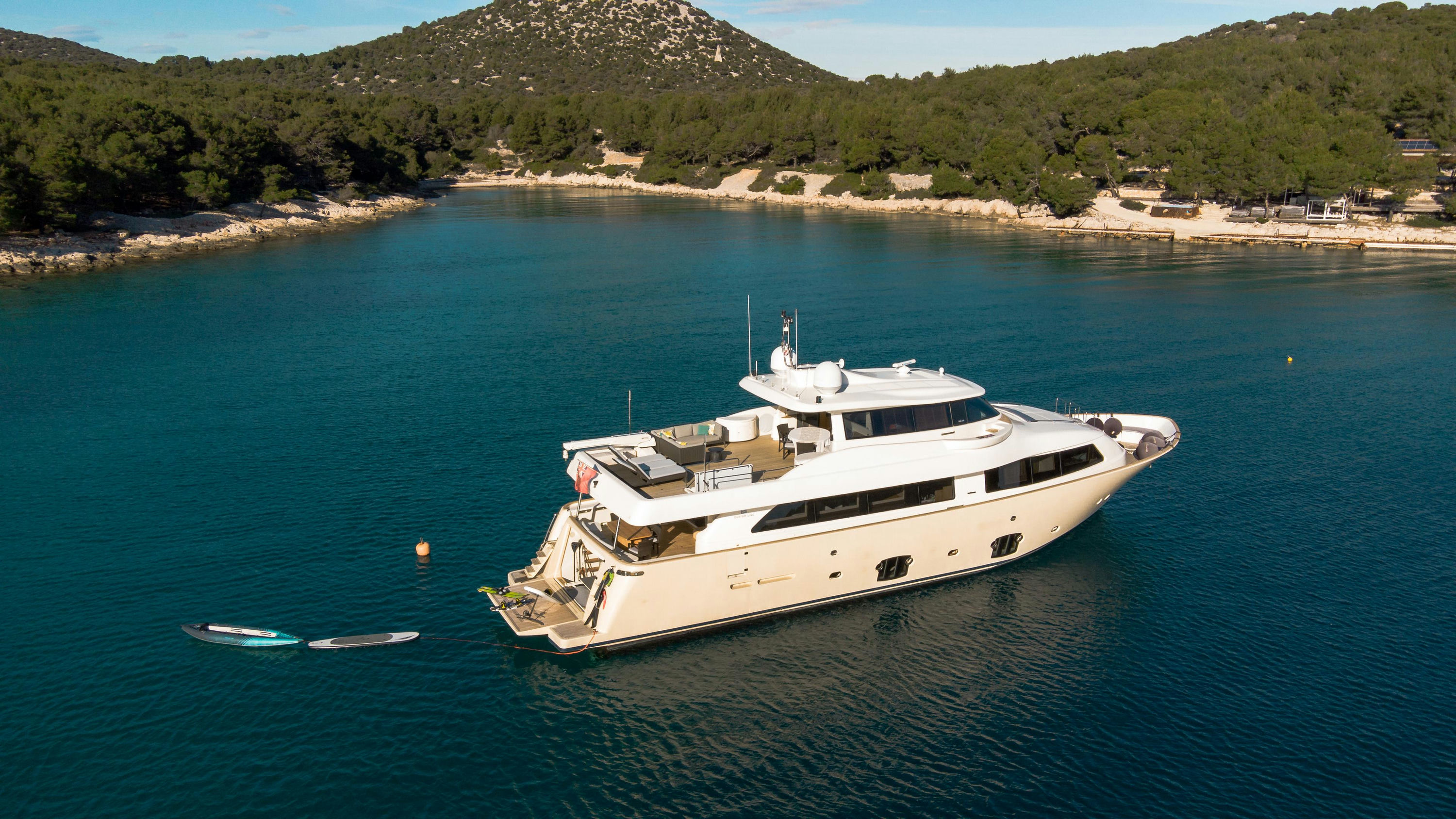 Navetta26 FriendsBoat Aerial1 Dubrovnik Charter