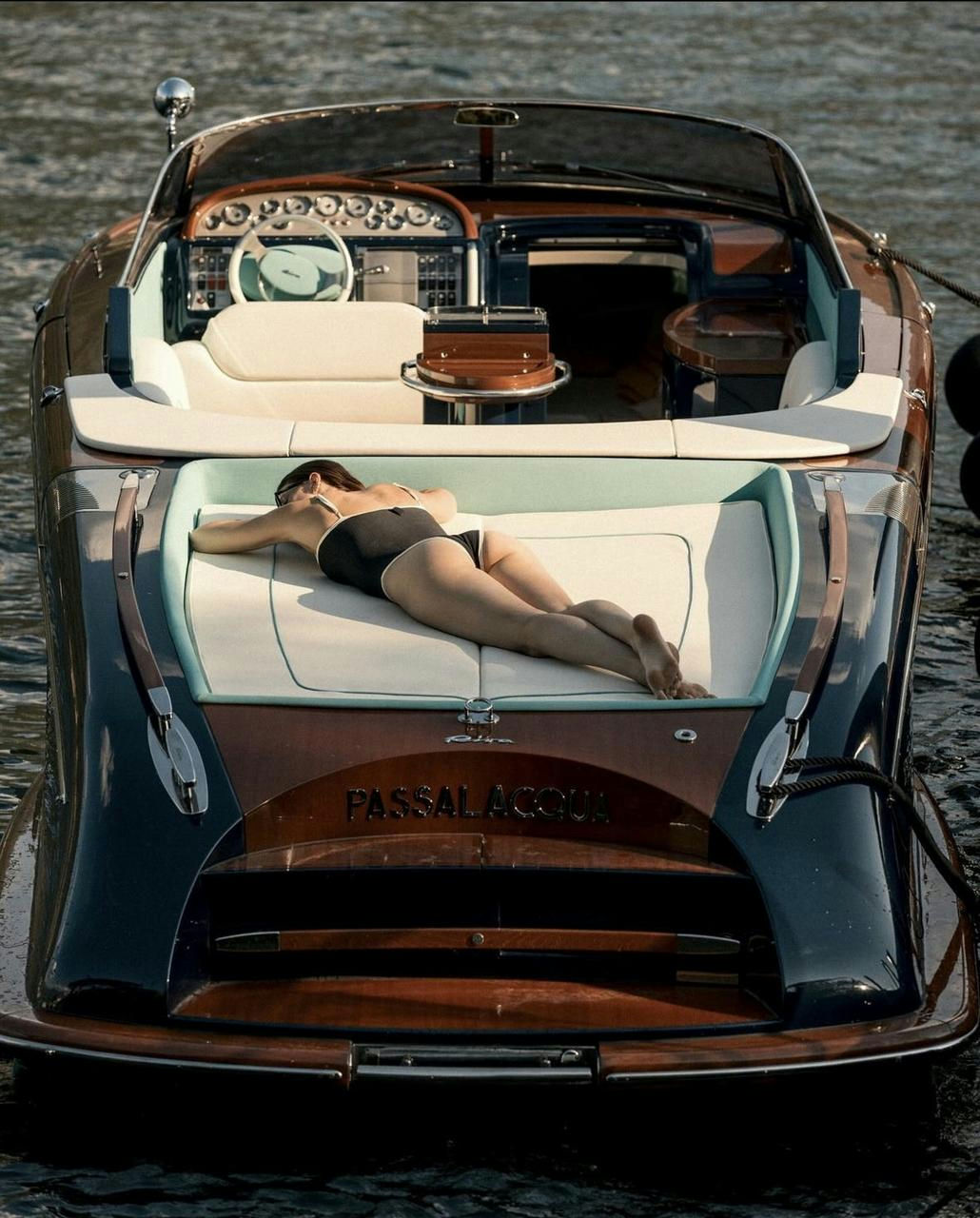 women on yacht sundeck