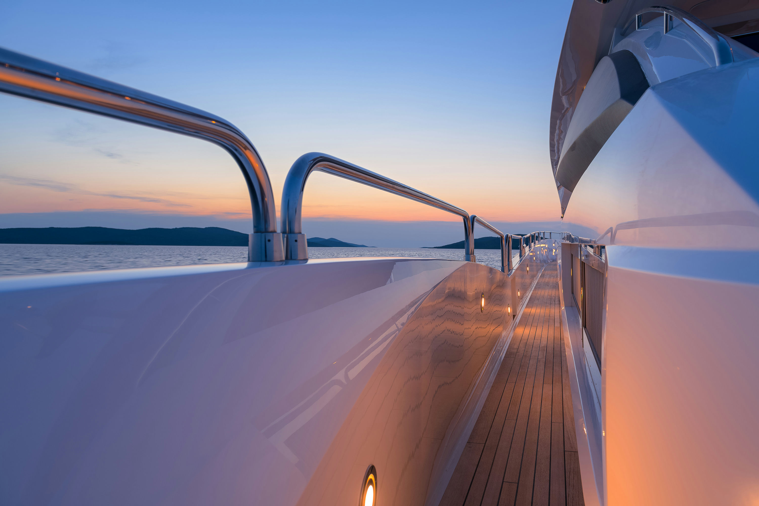 QUANTUM sunset detail Dubrovnik Charter