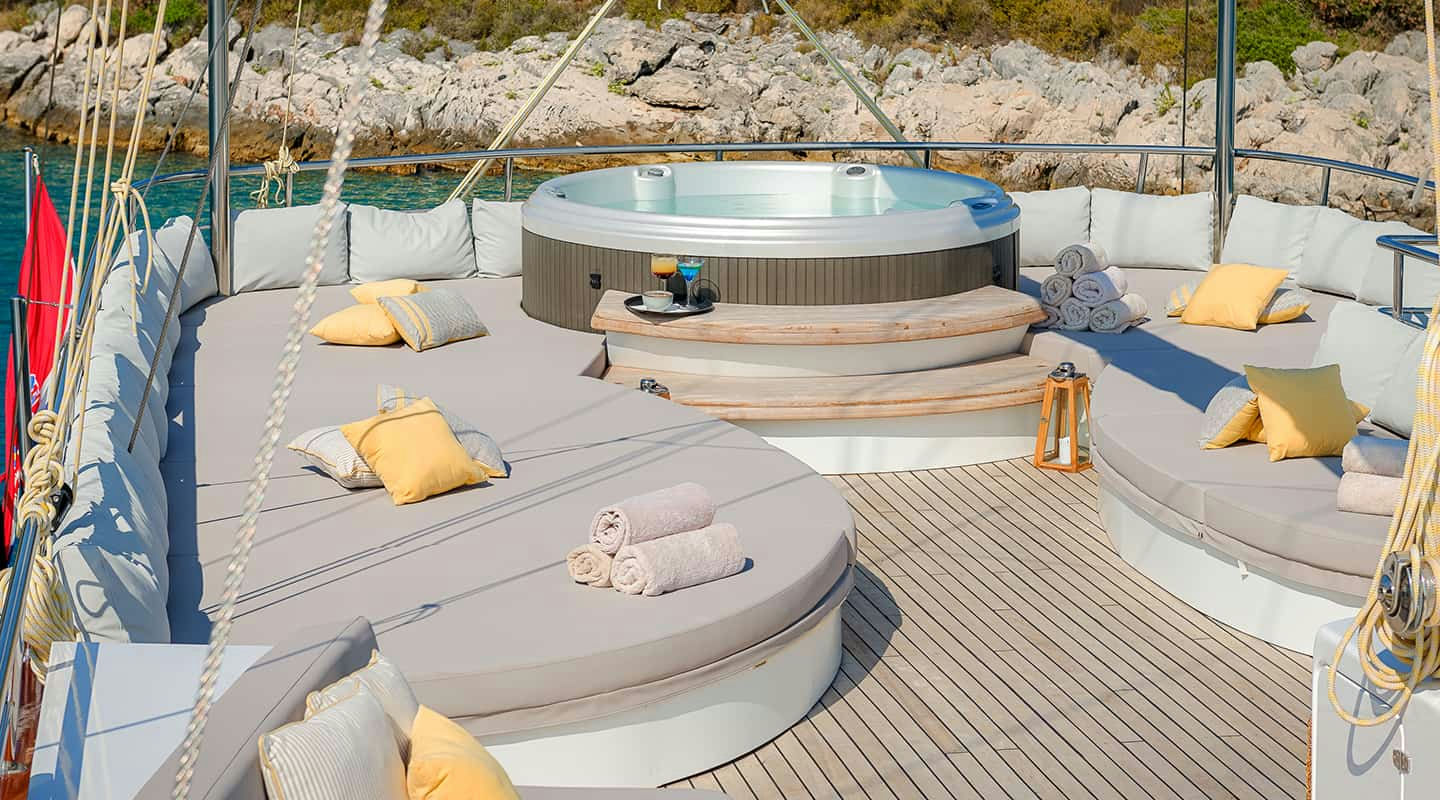 Gulet dubrovnik Jacuzzi