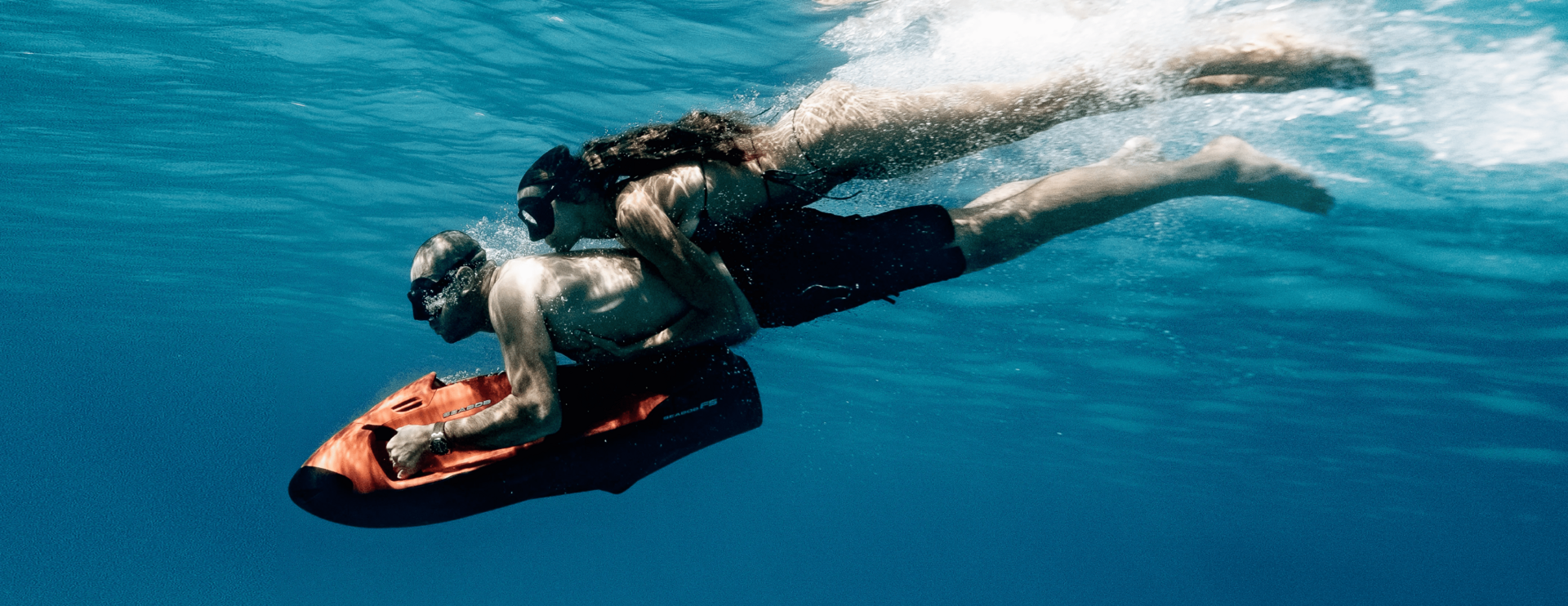 women driving Seabob