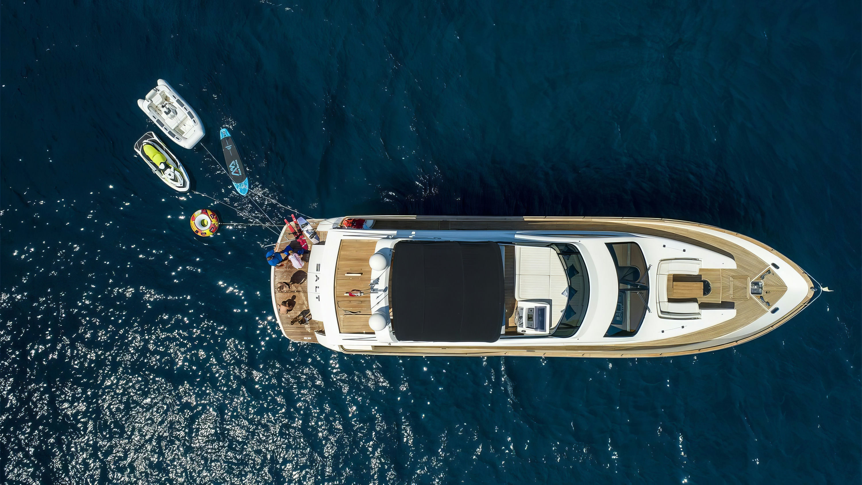 Fillippetti yacht Salt water toys Dubrovnik charter