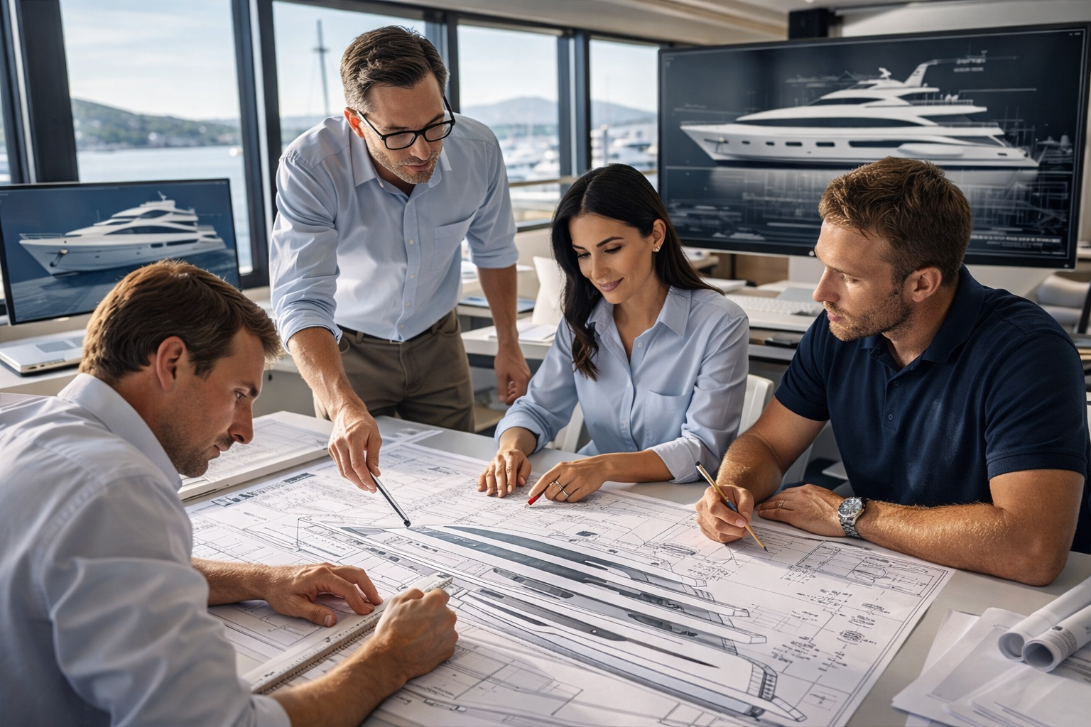 Yacht designers in our fleet